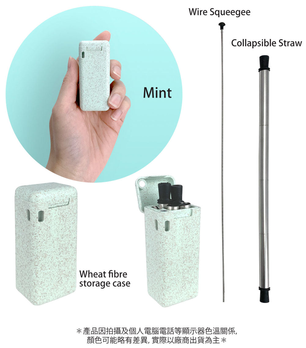 Collapsible Stainless Steel Straw – My Little Shoebox