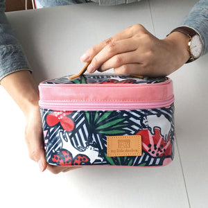 Handheld Cosmetic Toiletry Zipper Pouch Bag